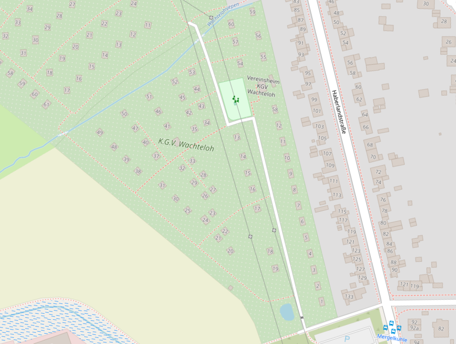 Diese Karte ist mit OpenStreetMaps generiert.